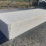Blockstufen Travertin Noce