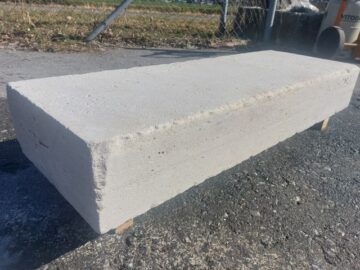 Blockstufen Travertin Noce