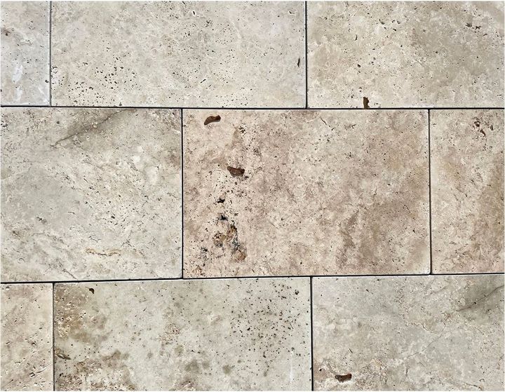 Bodenplatten Travertin Crema Classic 2. Wahl