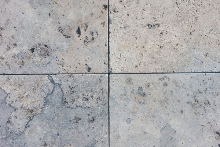 Bodenplatten Travertin Silver Blue