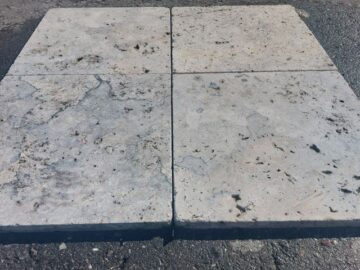 Bodenplatten Travertin Silver Blue