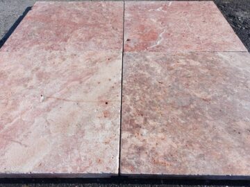 Bodenplatten Travertin Sunrise Pink