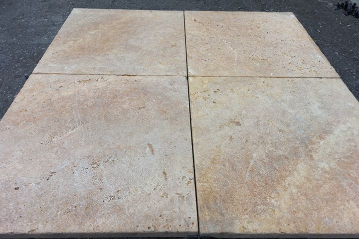 Bodenplatten Travertin Sunshine