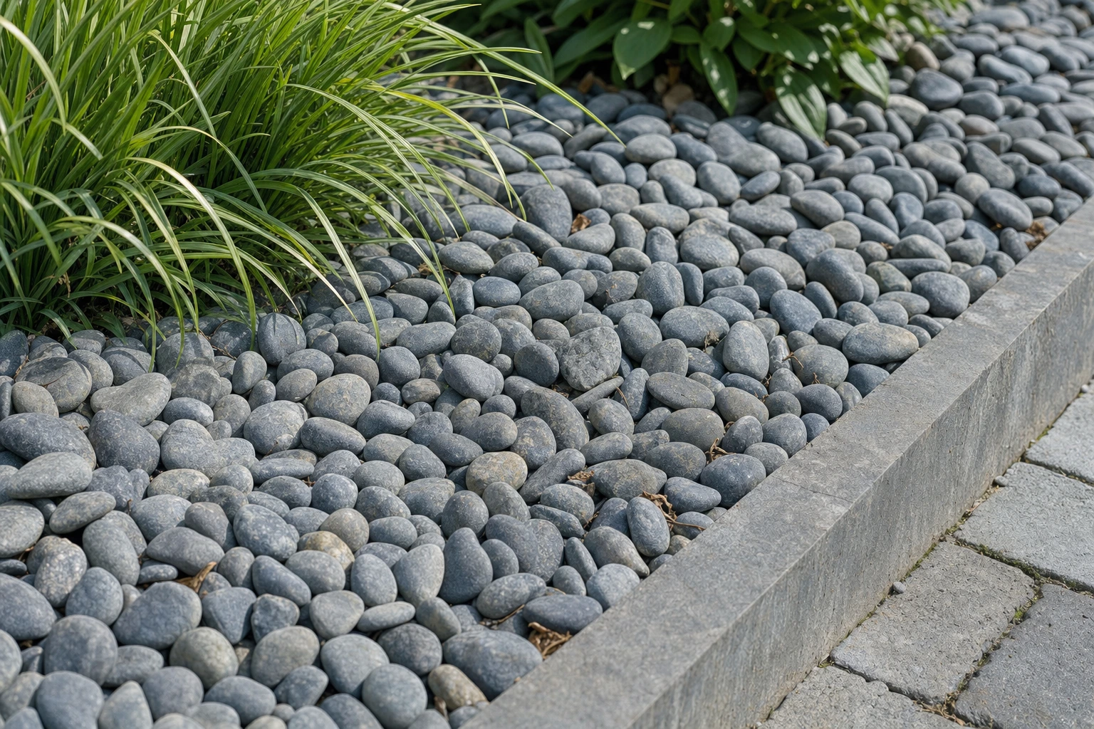 Moodbild von Beach Pebbles dunkel