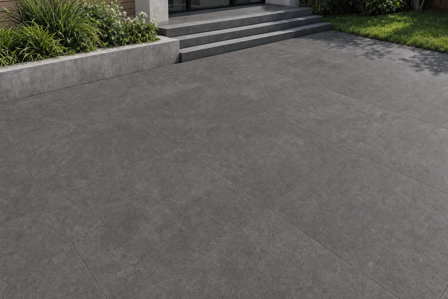 Moodbild von Bodenplatten Cattedrale Antrazyt