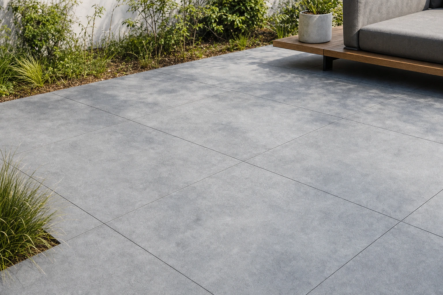 Moodbild von Bodenplatten FSZ Beton grau