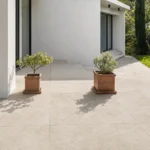 Moodbild von Bodenplatten FSZ Fabula20 Travertino Cross Beige