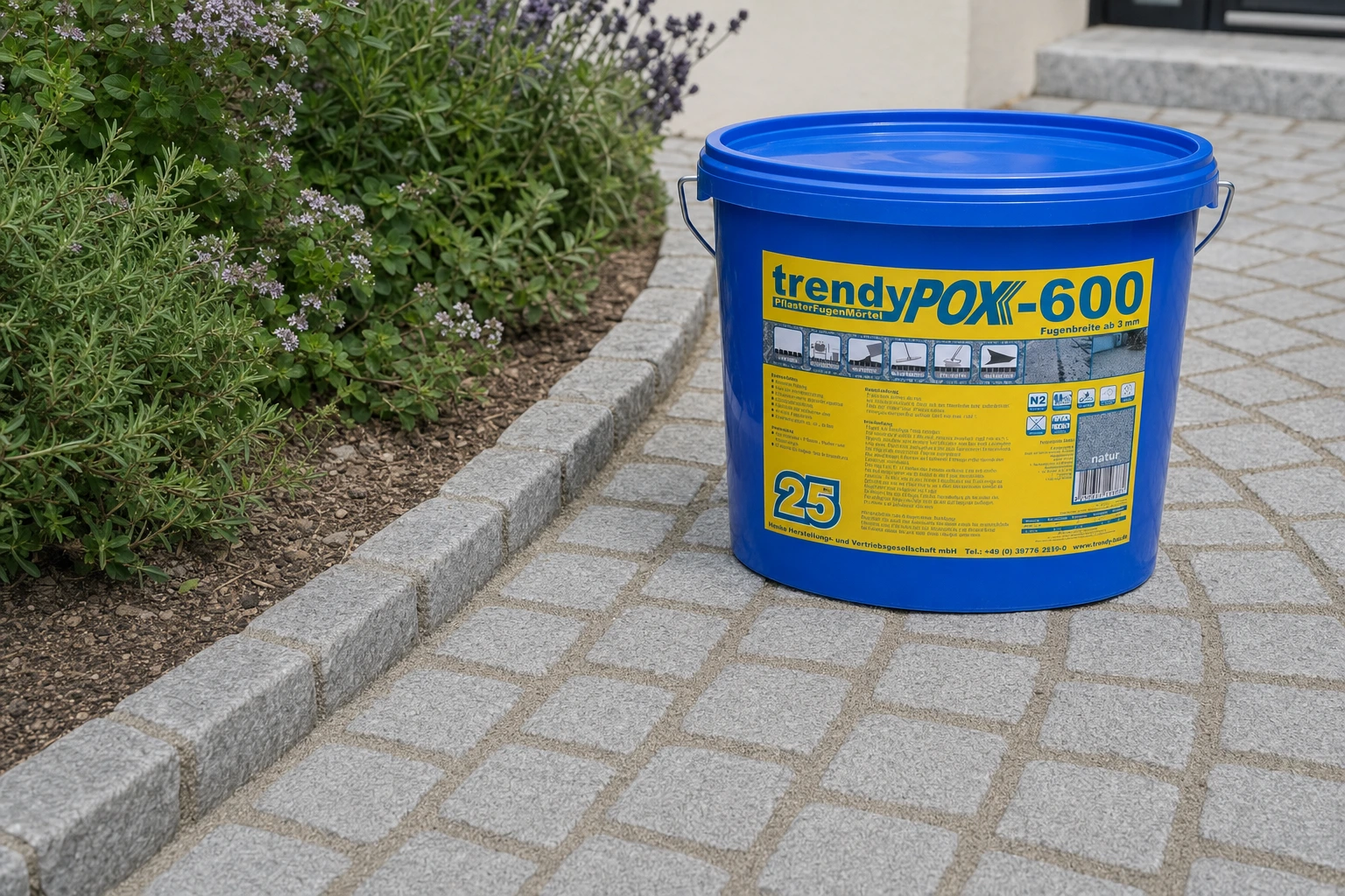 Moodbild von Pflasterfugenmörtel trendyPOX EP-600