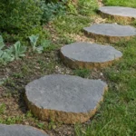 Moodbild von Schrittplatten Basalt