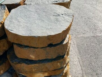 Schrittplatten Basalt